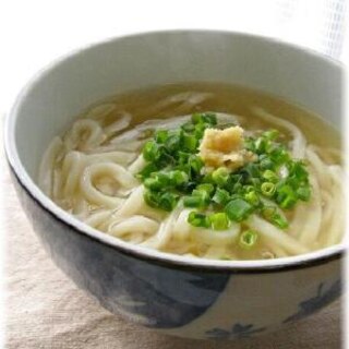 生姜で身体もポカポカ”あんかけうどん”